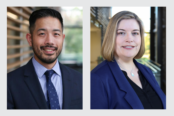 Photos of Wiley Chung and Megan Edgelow